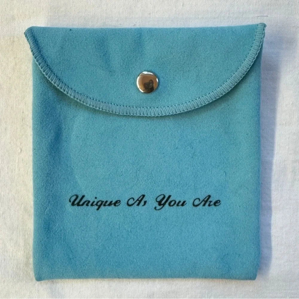 Unique A, You Are Blue Jewelry Pouch
